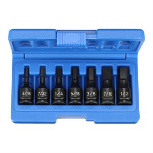 3/8DR HEX DRIVER SET 7PC