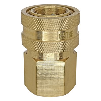 1/2 STR.THRU COUP - F - BRASS