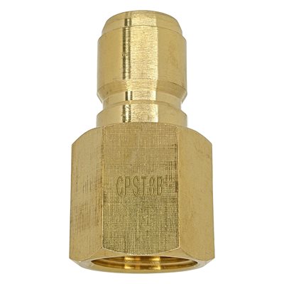 1/2 STR.THRU F.NIPPLE - BRASS