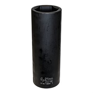 1/2 DR MET 6 PT DEEP 21MM HEX