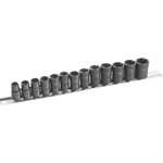 3/8DR 13PC TWIST SKT SET -RAIL