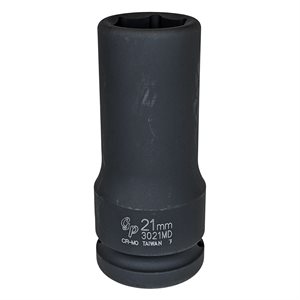 3/4 DR MET 6 PT DEEP 21MM HEX