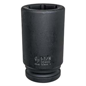 3/4 DR SAE 6 PT DEEP 1-1/4IN H
