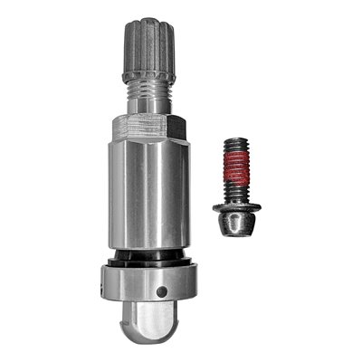 TESLA SILVER CLAMP-IN VALVES 10PK TESLA SILVER CLAMP-IN VALVES 10PK