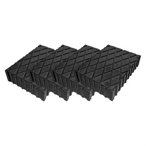 RUBB.LIFTPAD 4PK 1.5X4.75X6.25