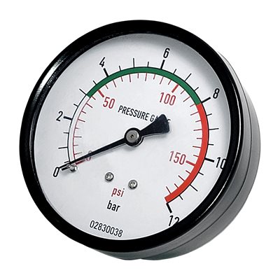 3IN AIR GAUGE 1/4 BKMNT 0-170 3IN AIR GAUGE 1/4 BKMNT 0-170