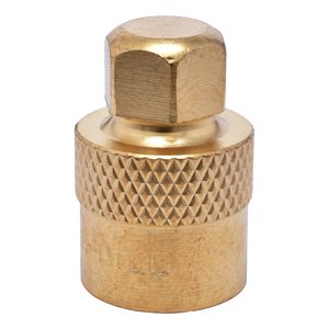 LB BRASS HEX VALVE CAP - TRVC7