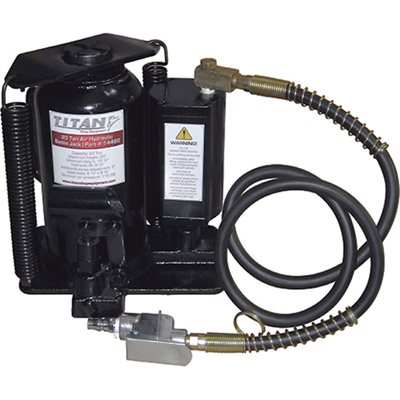 TITAN 20 TON AIR / HYDRAULIC BOTTLE JACK