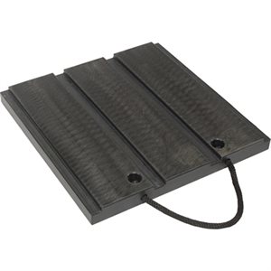 100T JACK PLATE - 24 X 24 X 2 W/LT GROOVES