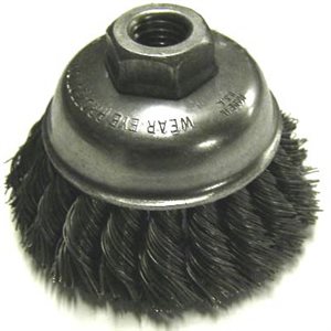 3-1/2IN WIRE CUP BRUSH CABLE