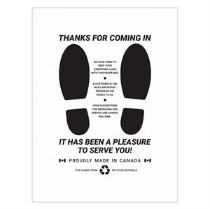 FLOOR MAT-WAFFLE STYLE 500/BX