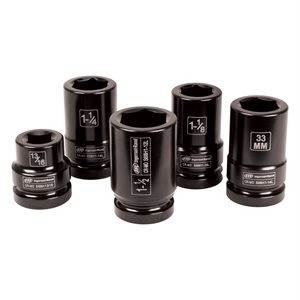 5PC 1 IN DR IMPACT SOCKET SET
