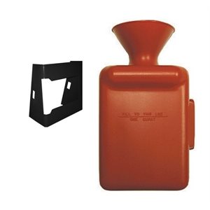 ANGLED METAL BRACKET & LUBE BUCKET