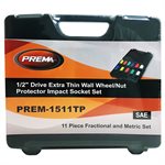 11 PIECE — 1/2" DRIVE EXTRA THIN WALL PROTECTOR SOCKET SET