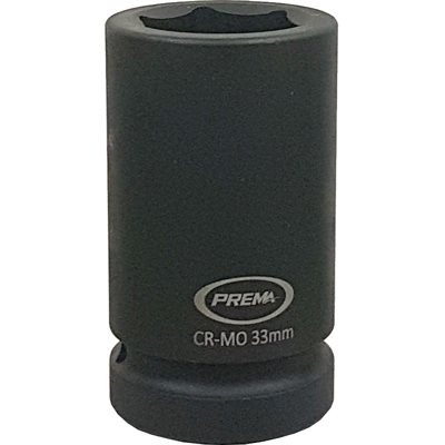 1 DR MET 6 PT DEEP 33MM HEX SI