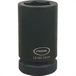 1 DR MET 6 PT DEEP 33MM HEX SI