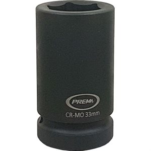 1 DR MET 6 PT DEEP 33MM HEX SI