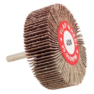 3IN FLAP WHEEL 40 GRIT 5PK