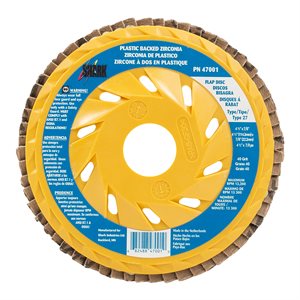 4.5 IN ZIRC 40 GRIT FLAP DISC