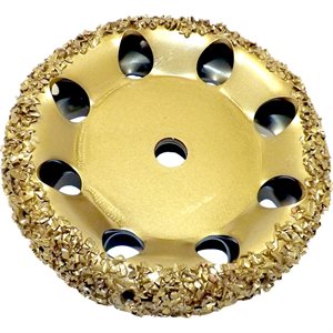 5X1 DONUT WHEEL RASP 3/8AH 16G